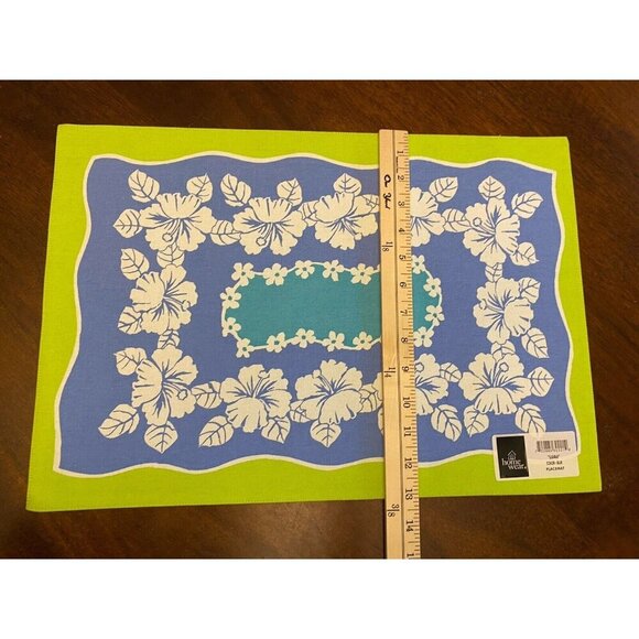 Lot Of 8 Placemats & 8 Napkin Set Home Wear "Luau" Placemats & Napkins Floral - Picture 7 of 16
